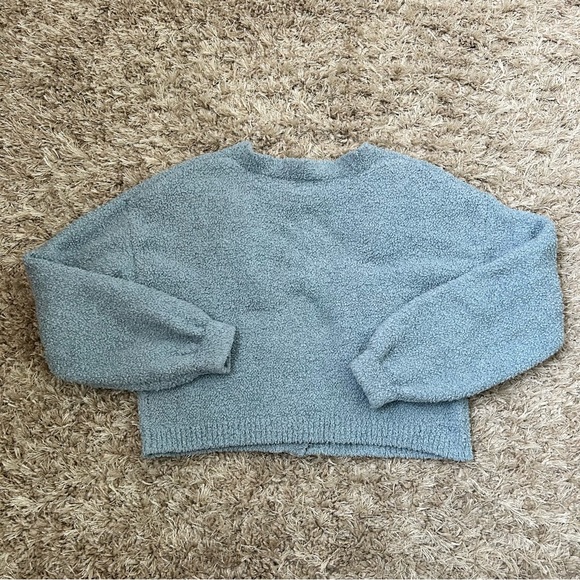 Fuzzy cropped cardigan - Picture 5 of 6
